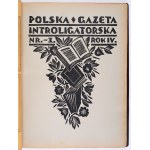 Poľské noviny Introligatorska. Ročenky IV a V. 1931-32 [umelecká väzba Marek Hoffman].