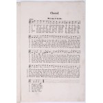 UJEJSKI Kornel - Chorale. Words by Kornel Ujejski. Music by Józef Nikorowicz. For four voices arranged and piano accompaniment added by Karol Mikuli. Lvov n.d. published [1860-1867].