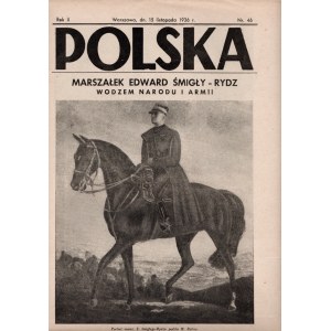 [RYDZ-ŚMIGŁY Edward, Cavalry] POLAND - 2 magazine issues from 1936 (Nos. 34 and 46)
