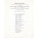 [STYKA Jan] Programm des künstlerischen Festivals zugunsten der Kriegsopfer in Polen. 1915