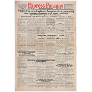 Morning Express. Year V, No. 149. 30 May 1926 Warsaw.