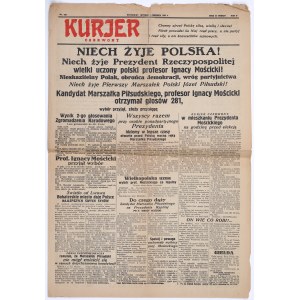 Kurjer czerwony. 1 czerwca 1926 r. Warszawa. Pierwsze wydanie nadzwyczajne.