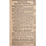 Kurjer Poranny. 13. Mai 1926, Warschau. Außerordentliche Beilage. Nr. 131.
