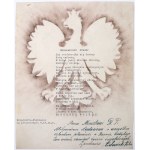 [Aleksander ŁADOŚ] Typoskript des Autors mit Erinnerungen an den September 1939 und einer Sammlung von Fotos und Archivmaterial zu Min. Aleksander Ładoś (1891-1966), 1940er Jahre.