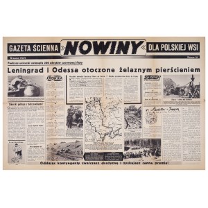 Nachrichten. Wandzeitung für das polnische Umland. September 1941/I. Nummer 28.