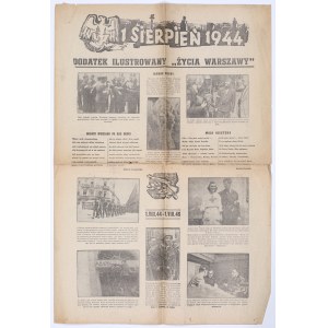 [Powstanie warszawskie] 1 Sierpień 1944. Dodatek ilustrowany Życia Warszawy. 1.VIII.44-1.VIII.46