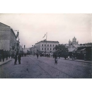 [Ľvov - Grodecká ulica, Kostol svätého Juraja. Foto. Prelom 19./20. storočia].