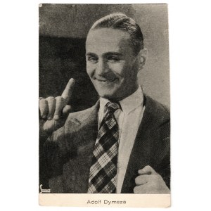 DYMSZA Adolf (1900-1975) - Karta pocztowa z autografem