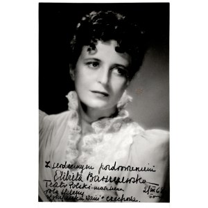 BARSZCZEWSKA Elżbieta (1913-1987) - Fotografia z autografem (Fot. Benedykt Jerzy Dorys)