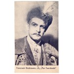 Przedwojenne gwiazdy kina w Polsce - zbiór 9 kart z autografami (m.in. Adolf Dymsza, Witold Conti, Adam Brodzisz)