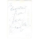 Zagraniczne gwiazdy kina i estrady - zbiór 32 kart z autografami (m.in. Grace Kelly, Fred Astaire)