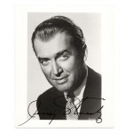 Foreign stars of cinema and stage - a collection of 32 cards with autographs (including Grace Kelly, Fred Astaire).