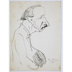 PAUTSCH Fryderyk (1877-1950) - Karykatura Wojciecha Weissa, lata 10./20. XX w.