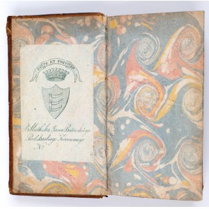 [BATOWSKI Jan, Podskarbi Koronny, exlibris] Recueil des lettres de Madame la Marquise de Sevigne. Paryż 1775
