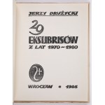 DRUŻYCKI Jerzy - 29 ekslibrisów z lat 1970-1980. Wrocław 1986.