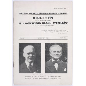 Biuletyn koła oddziałowego 18. Lwowskiego Baonu Strzelców. Buenos Aires 1966.