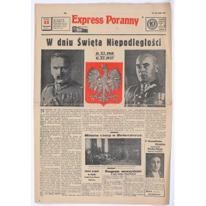 Express Poranny. Nr. 313. Jahr XVI. 11. November 1937.