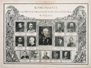 Commanders of Chief Security Organizations in Poland. [ca 1923-1926].