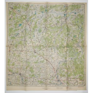 [Kowel-Łuck] Mapa Sztabu Generalnego. Do użytku służbowego. Opracowano […] z wykorzystaniem materiałów kartograficznych do r. 1943. Druk. 1954