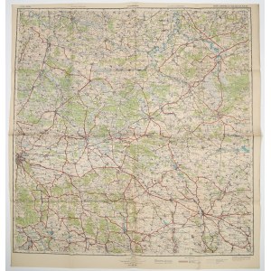 [Ľvov-Tarnopol] Mapa generálneho štábu. Na úradné použitie. Predbežné vydanie. Vypracované [...] s použitím kartografických materiálov do roku 1943. Tlač. 1954