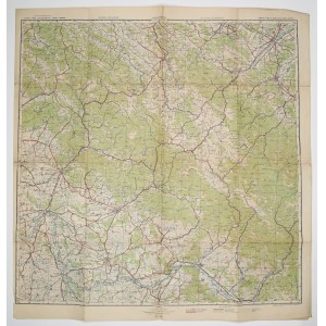 [Stryj] Mapa Sztabu Generalnego. Do użytku służbowego. Opracowano […] z wykorzystaniem materiałów kartograficznych do r. 1943. Druk. 1954