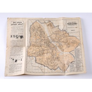 [Warschau] Plan des Großraums Warschau. 1938/1939