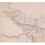 [KRYMSKA WAR / WISZNIEWSKI Michał] Asowsches Meer / Tscherkassy / Georgien. Manuskriptkarte aus der zweiten Hälfte des 19. Jahrhunderts.