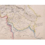 [WOJNA KRYMSKA / WISZNIEWSKI Michał] Morze Azowskie / Czerkassy / Georgia. Mapa rękopiśmienna z II poł. XIX w.