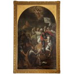 Künstler unbestimmt (Schlesien, 1. Viertel des 18. Jahrhunderts), Wundersame Niederlage des Herzogs Radzislaw durch den Heiligen Wenzel