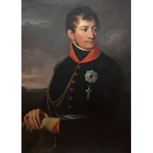 Józef Grassi (1757 Wiedeń-1838 Drezno), Portret Ludwika Ferdynanda Hohenzollerna, księcia pruskiego, 1806 r.