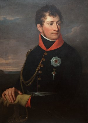 Józef Grassi (1757 Wiedeń-1838 Drezno), Portret Ludwika Ferdynanda Hohenzollerna, księcia pruskiego, 1806 r.