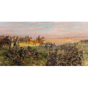 Hans Schmidt (1859-1950), Scene from the German-French War of 1870-1871, 1936.
