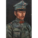 Stanisław Sawiczewski (1866 Kraków - 1943 Warszawa), Portret żołnierza 12 pułku artylerii Armii Gen. Hallera