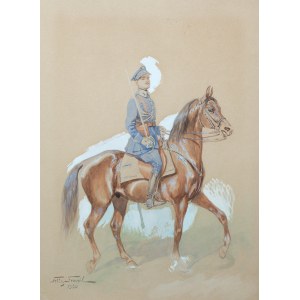 Feliks Franicz (Franić) (1871 Maków Podhalański - 1937 Kraków), Lancer on horseback, 1920.