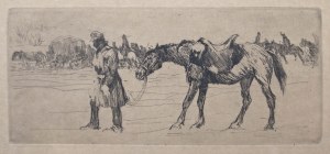 Oswald Roux (1880-1961), Krankes Pferd (Chory koń), ok. 1920 r.