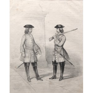 Důstojníci gardového sboru Fridricha II., l. 1851-1857