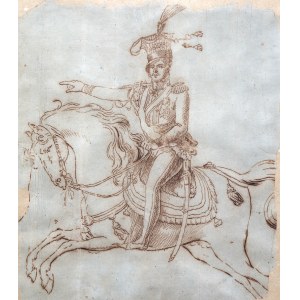 Artysta nieokreślony (XVIII/XIX w.), Książę Józef Poniatowski na koniu