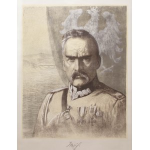 Stanisław Szwarc (1880-1953 Kraków), Marshal Józef Piłsudski, 1926.