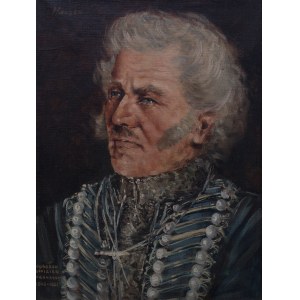 Artysta nieokreślony (XIX w.), Portret oficera huzarów pruskich, l. 1800-1807