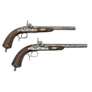 Para pistoletów pojedynkowych, Francja, poł. XIX w.