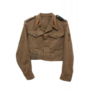 Battle dress jacket of a corporal of the 1st Armored Division.