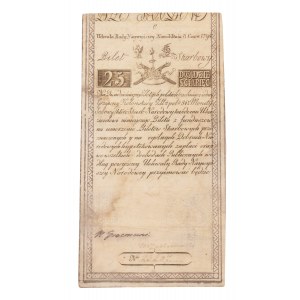 Treasury ticket of the Kosciuszko Insurrection