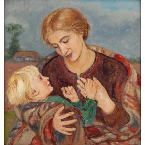 Wlastimil Hofman (1881 Prague - 1970 Szklarska Poreba), Motherhood, 1936