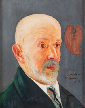 Wlastimil Hofman (1881 Praga - 1970 Szklarska Poręba), Portret Jacka Malczewskiego, 1928