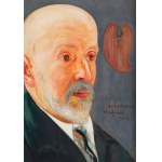 Wlastimil Hofman (1881 Praga - 1970 Szklarska Poręba), Portret Jacka Malczewskiego, 1928