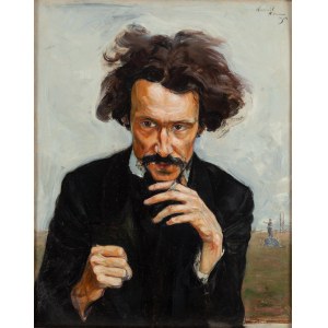 Wlastimil Hofman (1881 Prague - 1970 Szklarska Poreba), Portrait of Józef Albin Herbaczewski, 1914