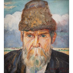 Wlastimil Hofman (1881 Praha - 1970 Szklarska Poręba), Portrét starého muža, 1923