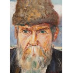 Wlastimil Hofman (1881 Prag - 1970 Szklarska Poręba), Porträt eines alten Mannes, 1923