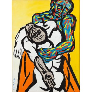 Marian Czapla (1946 Gacki near Szydłów - 2016 Warsaw), Pieta for Solidarity, 1993