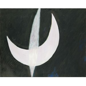 Margaret Rittersschild (geb. 1960), Mond mit Strahl, 1984